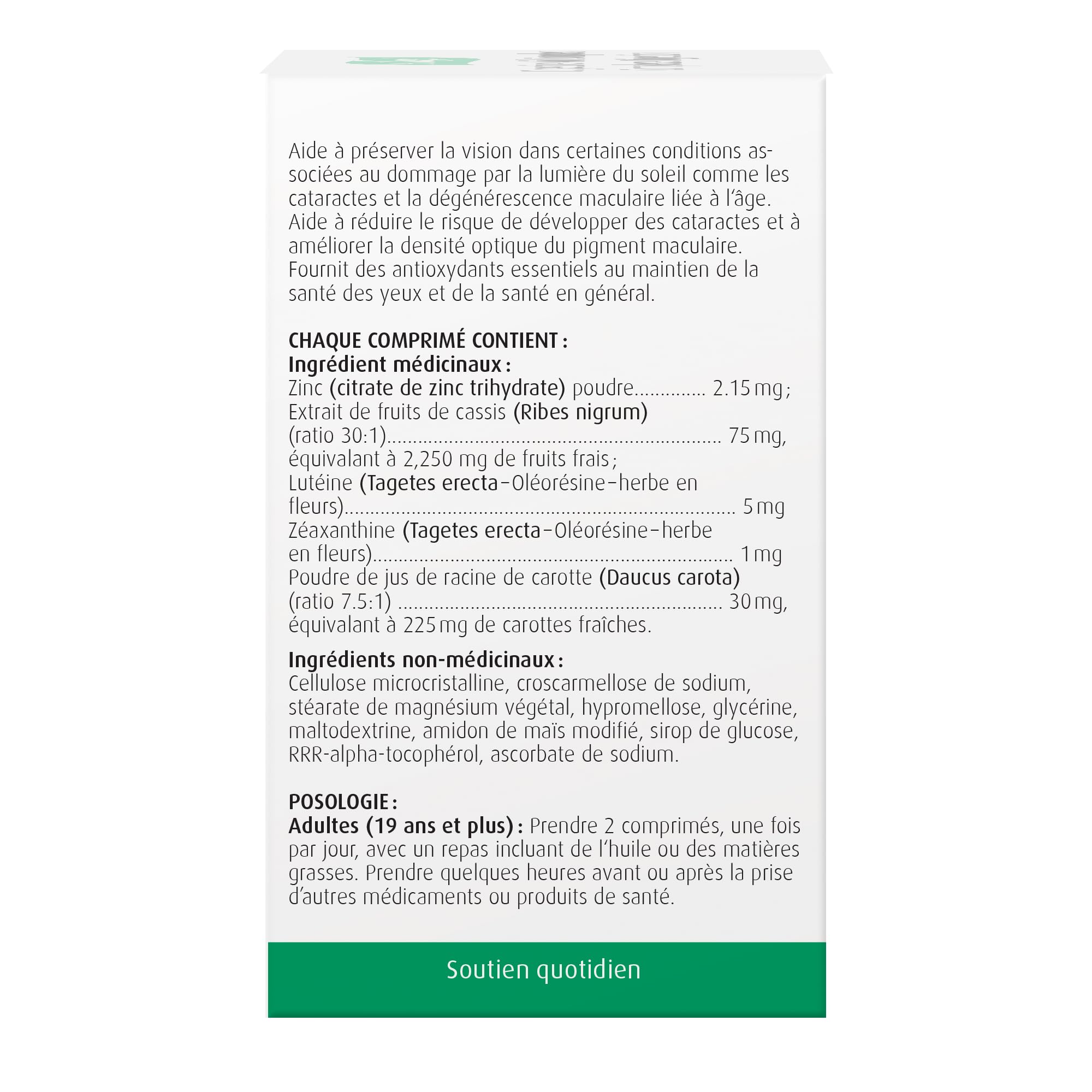 A.Vogel Sharp Vision 60 Tabs – Blue-Light Filter Eye Supplement with Lutein, Zeaxanthin & Zinc for Cataract & Macular Support, Sugar‑Gluten‑Lactose Free