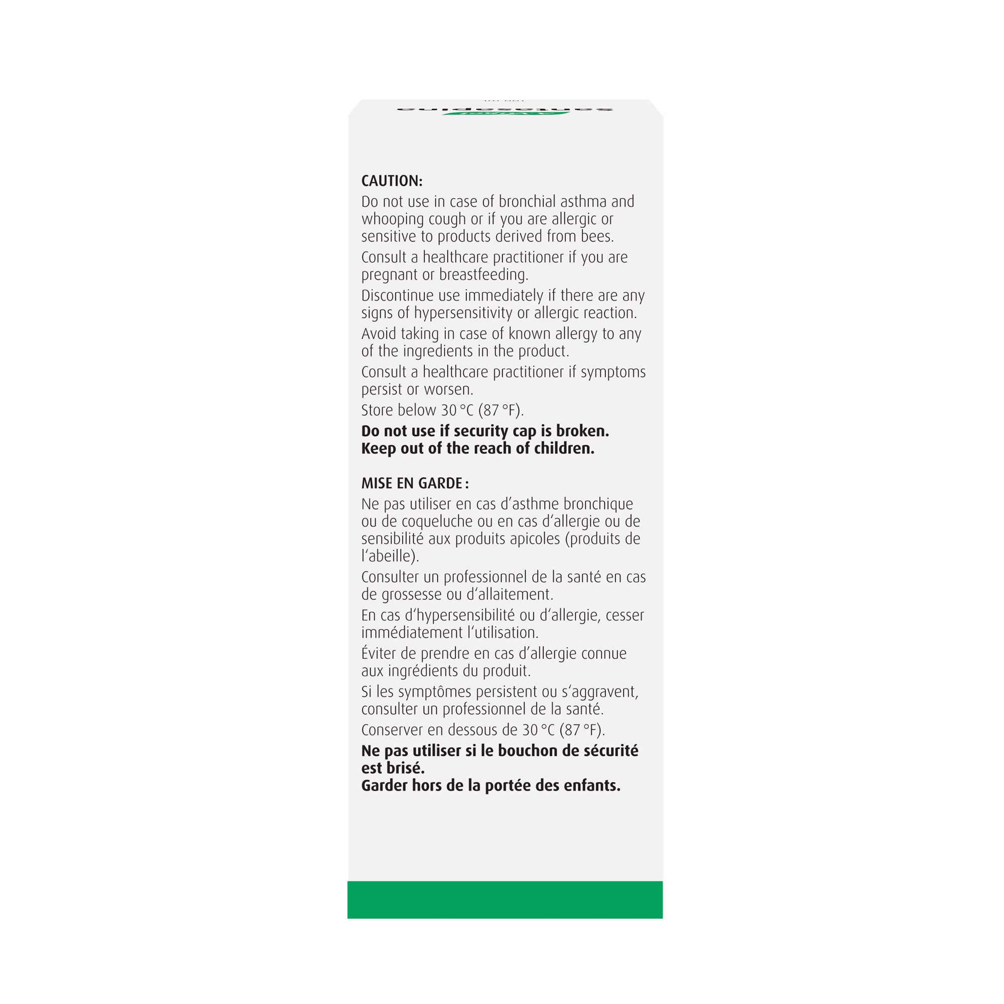 A.Vogel Santasapina Soothing Cough Syrup - Alcohol free - Treats Dry Coughs and Symptoms Associated With Mucus Secretion in the Respiratory Tract - 100 mL