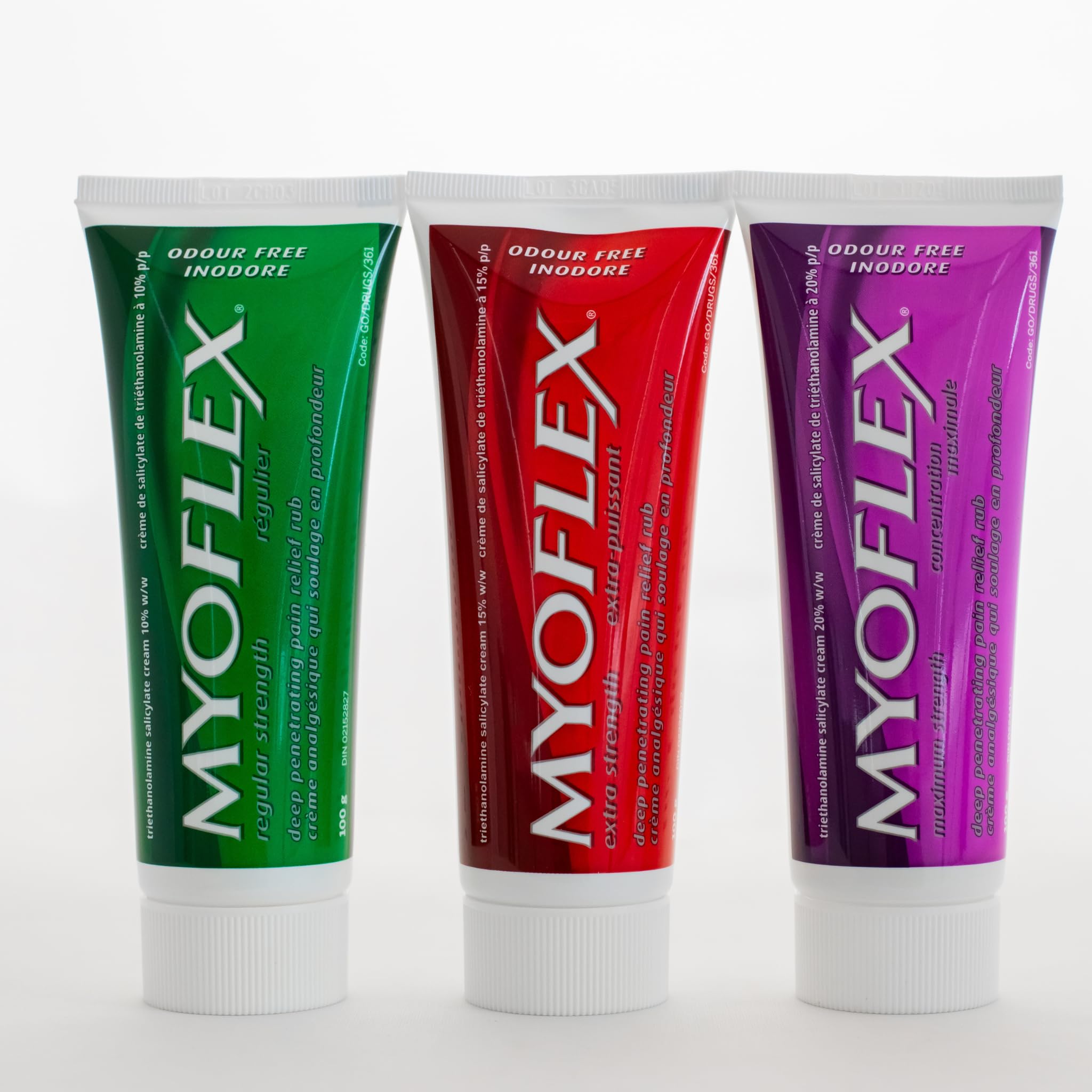 Myoflex Pain Relief Rub | Odourless | Provides Deep Penetrating Relief of Muscle Soreness & Joint Pain | Menthol Free | Stain Free | Non-Greasy | Great For Ages 2+ | 100 grams (Maximum Strength)