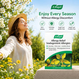 A.Vogel Allergy Relief Tablets 120 Tabs – Natural Homeopathic Allergy & Sinus Relief for Family, Non-Drowsy Fast-Acting Formula. Targets most allergy types. Sugar and gluten free. Vegan and Cruelty-free. Age 2+