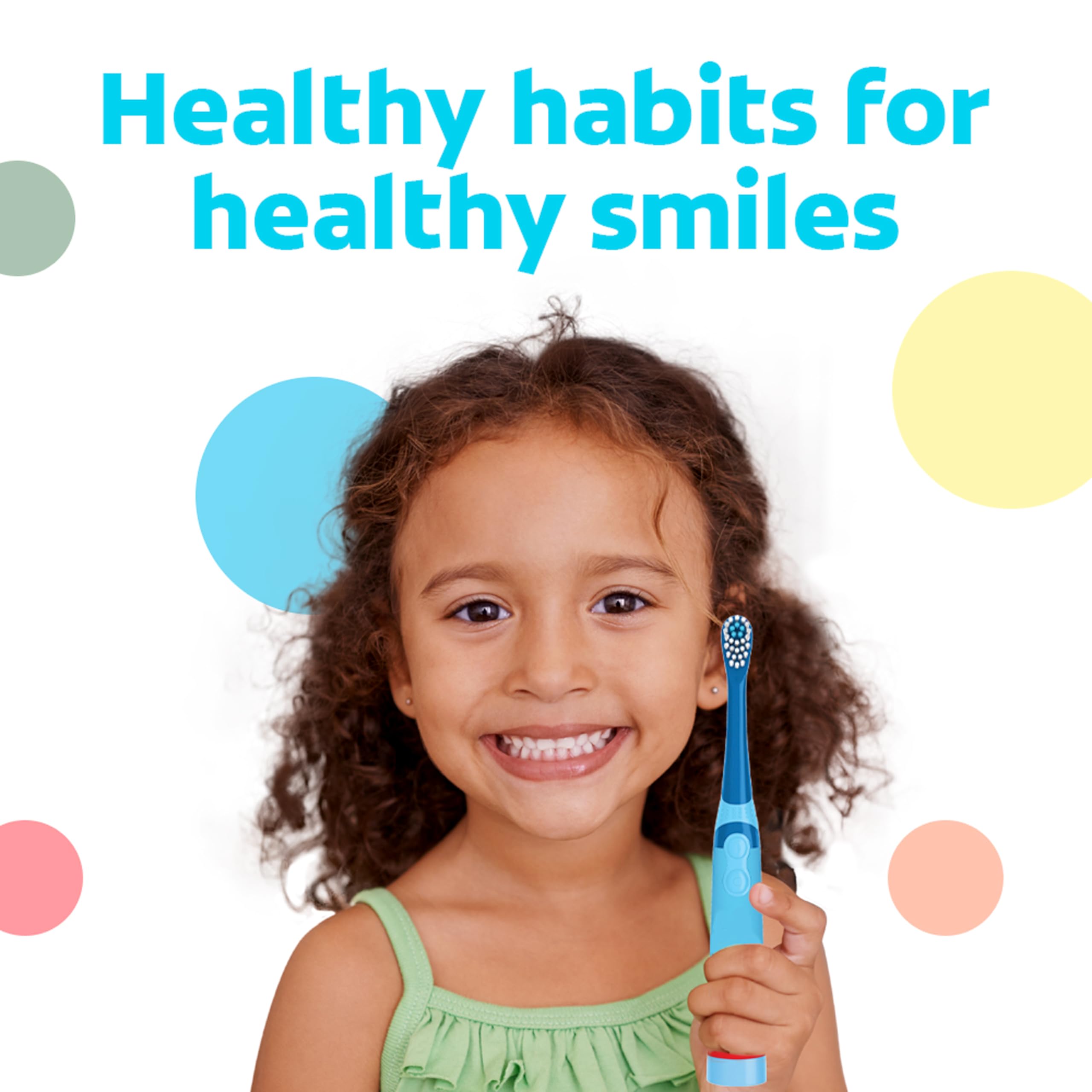 Colgate Kids Battery Powered Toothbrush, Bluey, Extra Soft, 1 Count (Pack of 2)