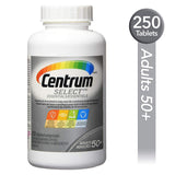 Centrum Adult Select Essentials Mulitvitamins/Minerals Supplement for Men & Women 50 Plus, 250 Tablets (Pack of 2)