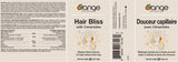 Orange Naturals Hair Bliss 30 Softgels, 30-Day Supply, Nutrient-Rich Formula with Ceramides & Biotin for Stronger, Fuller-Looking Hair, Support Shine, Hydration & Scalp Nourishment, Dairy, Gluten-Free