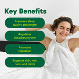 Organika Enhanced Collagen Sleep- with 100mg Gaba and 3g Melatonin-Deep Restful Sleep- 250g