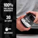 Jacked Factory Creatine Monohydrate Powder 150g - Canadian-Owned Informed Choice Certified Supplement for Increased Muscle Mass*, Improved Strength, Power, & Performance** - 30 Servings, Unflavored