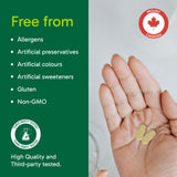 Organika Quercetin with Bromelain- High Availability, Immune System Support, Allergy and Inflammation Support- 120tabs