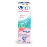 Otrivin Saline Nasal Spray, Baby Care Soft Mist Nasal Decongestant, Natural Sea Water, 100 mL