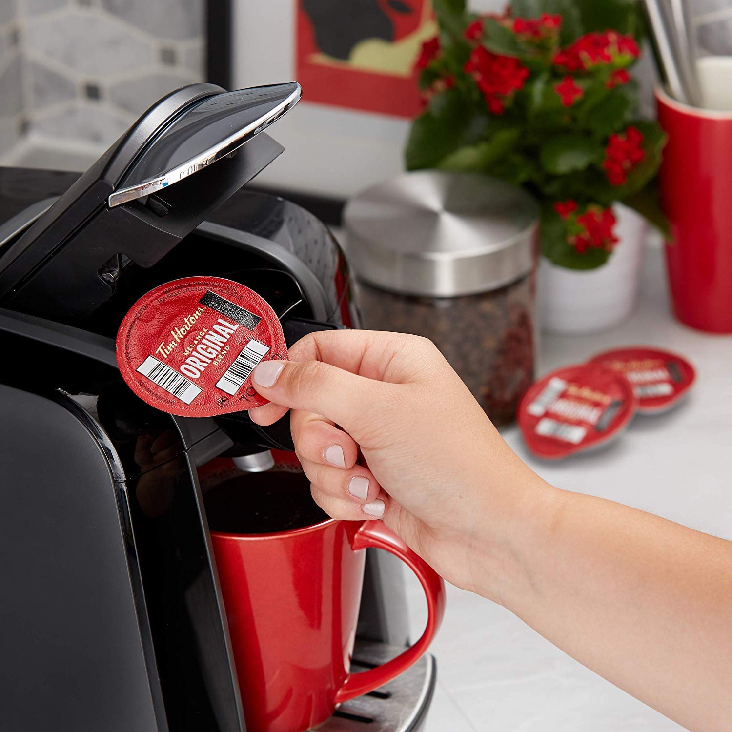 Tim Hortons Original Blend Coffee, Tassimo Single Serve T-Discs, Medium Roast, 14 Count