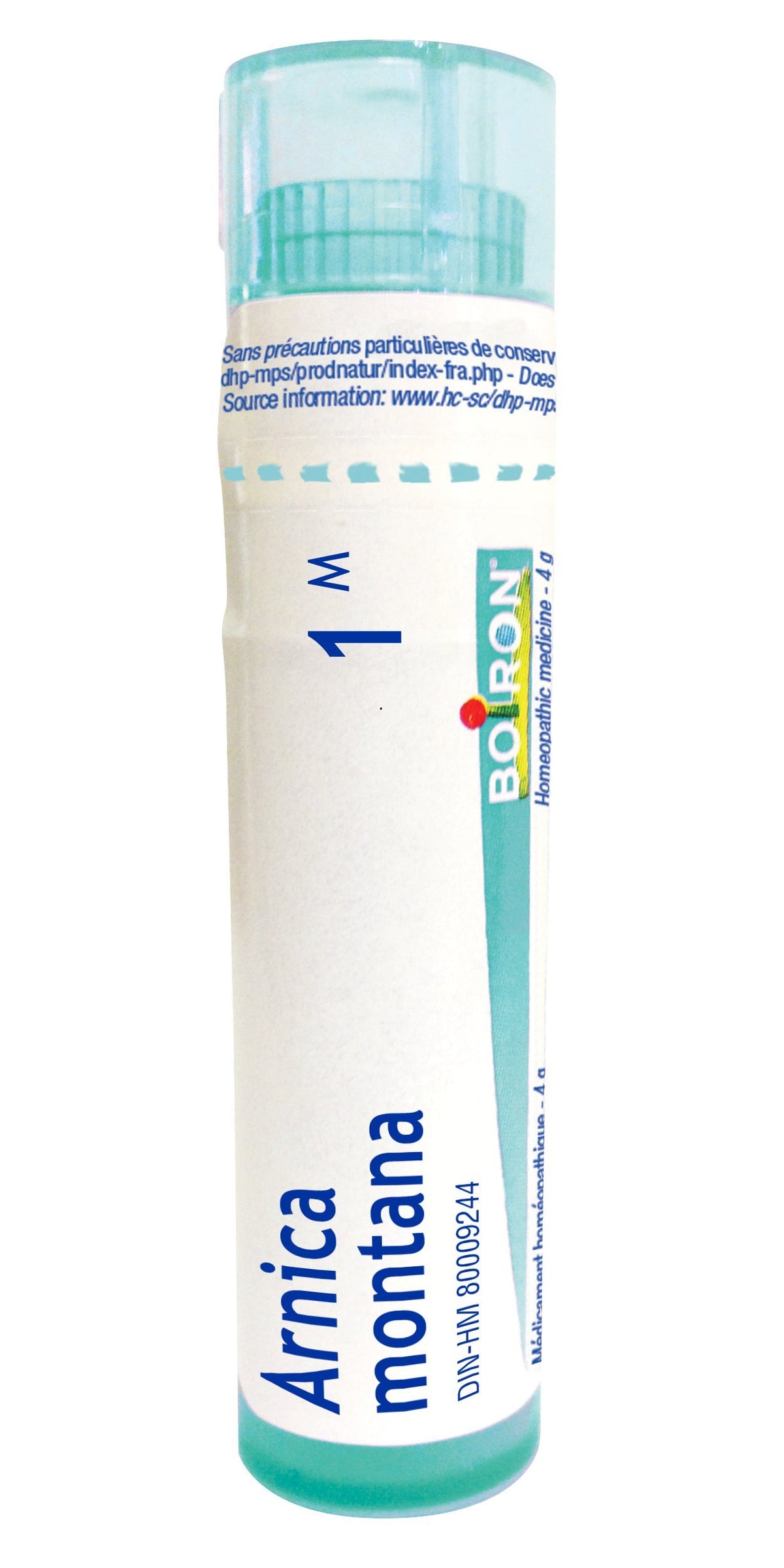 Boiron Arnica montana 1m,Homeopathic medicine. Each tube contains 4 g (approximately 80 pellets)
