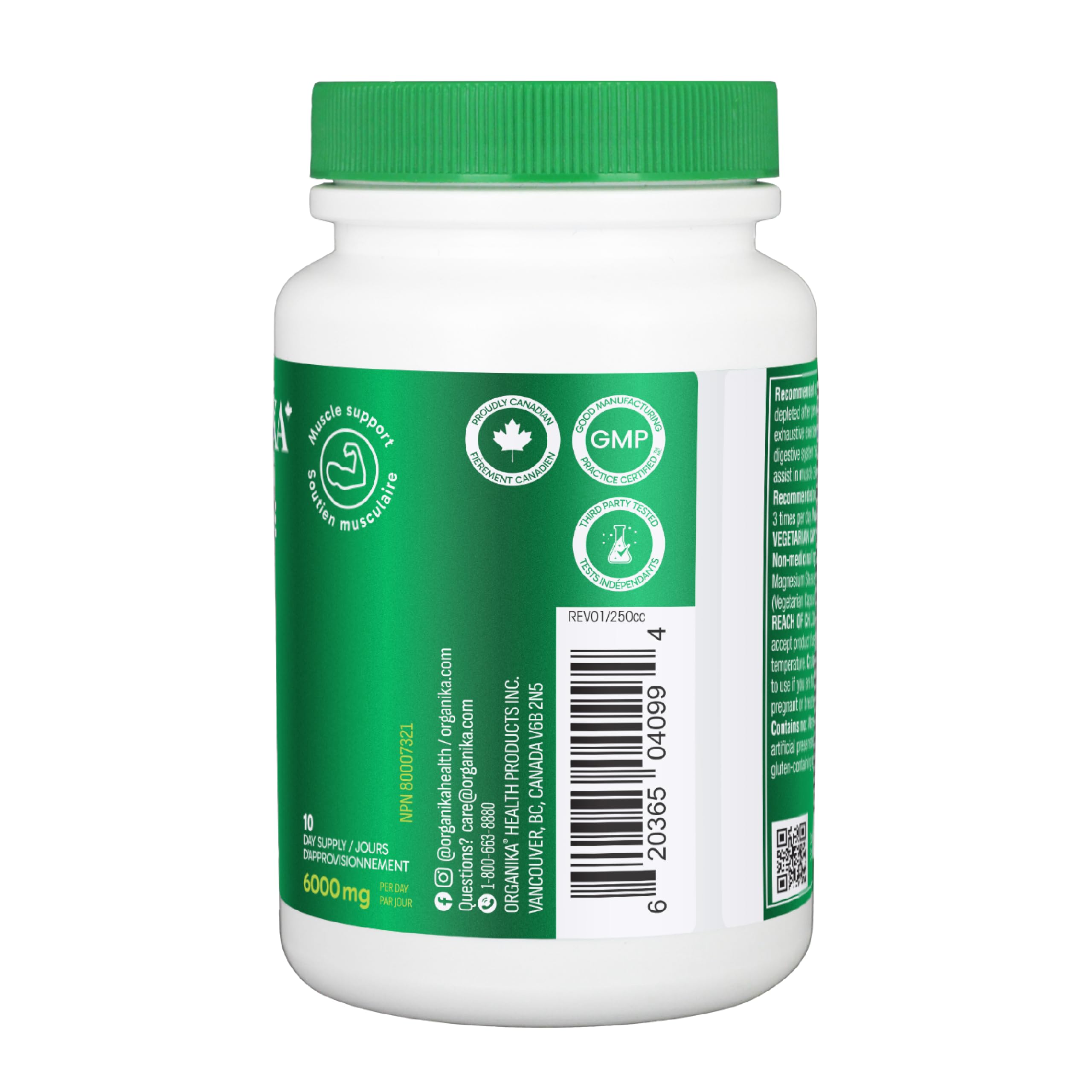 Organika Canadian-Made Digest Relief- with Ginger and Activated Charcoal- Relief for Digestive Upset, 90 Count (Pack of 1)