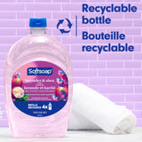 Softsoap Antibacterial Liquid Hand Soap Refill - Lavender & Shea Butter 1.47 Liters - Moisturizing Hand Wash, Savon a Main, Dermatologically Tested, for Soft Smooth Skin