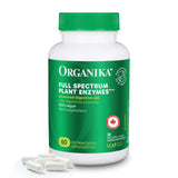 Organika Full Spectrum Plant Enzymes- Helps Break Down Carbs, Fat, Protein, Dairy- 60 vcaps