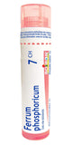 Boiron Ferrum phosphoricum 7ch,Homeopathic medicine. Each tube contains 4 g (approximately 80 pellets)