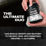 Creatine + Glutamine - Canadian-Owned Supplement with L-Glutamine - 30 Servings