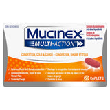 Mucinex Multi-Action Congestion, Cold, & Cough Caplets, 20 count