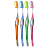 Colgate Extra Soft Full Size Toothbrush (2 Pack) with Ultra Slim Floss-Tip Bristles - Ultra Soft Toothbrush for Gentle Oral Care, Slim Ergonomic Design for Comfortable Grip, Colgate Quality Assurance