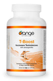 Orange Naturals T-Boost, 90 Veg Capsules, 30-Day Supply, Testosterone Support for Men with Ashwagandha, Helps Maintain Vitality, Strength & Stamina, Supports Performance & Energy, No Dairy or Gluten