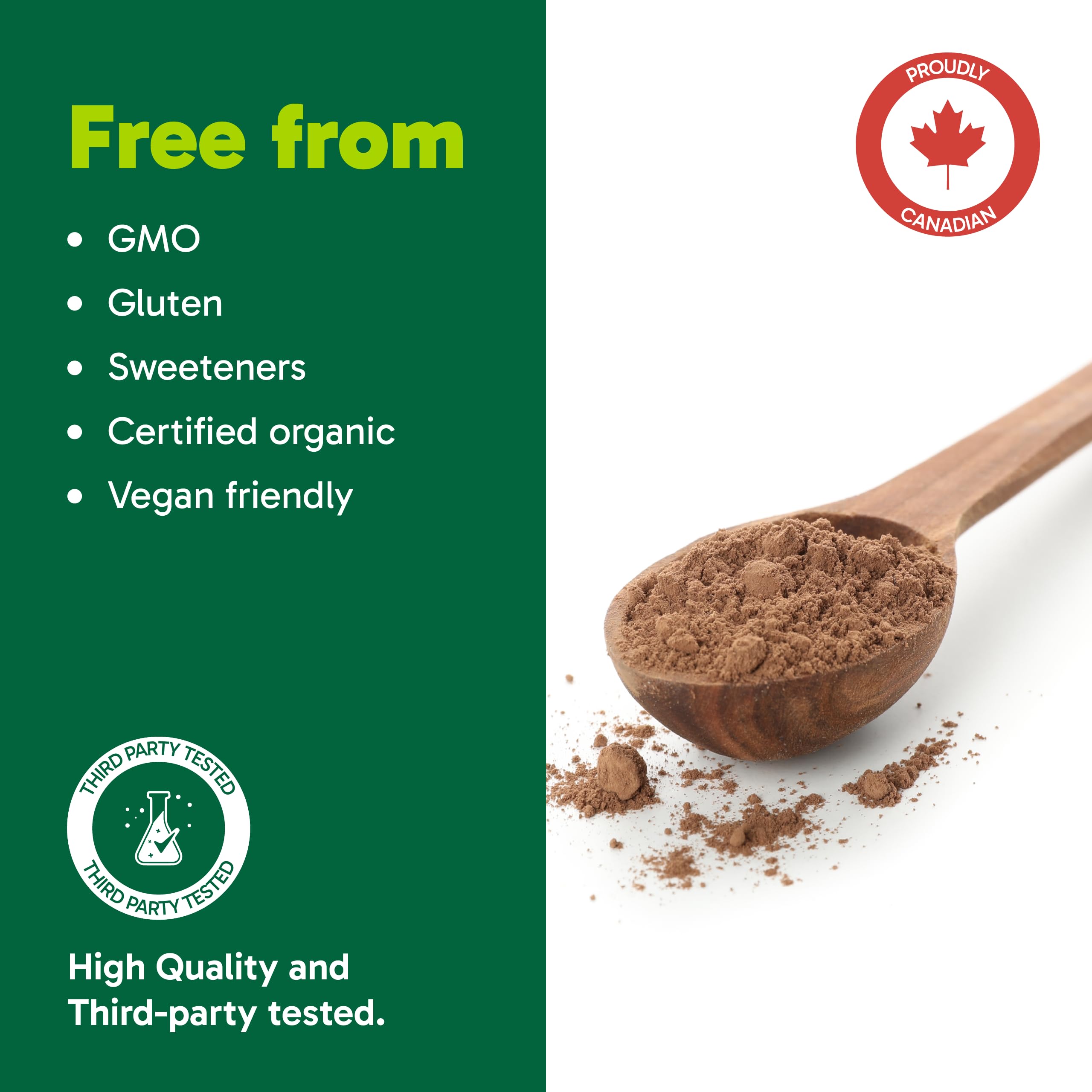 Organika Organic Maca and Cacao Powder- Gelatinized for Easy Absorption, Adaptogenic- 200g