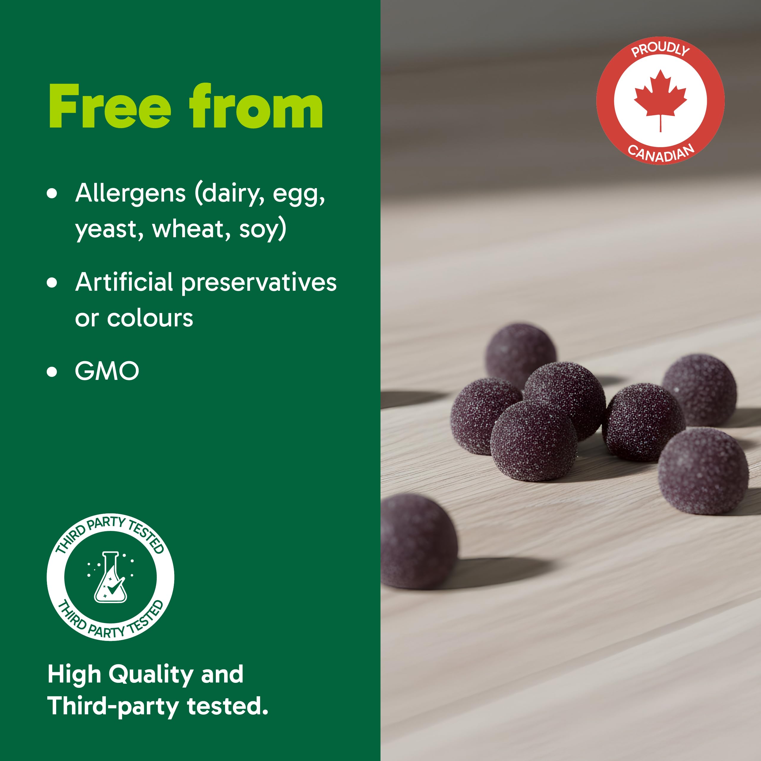 Organika Reishi Mushroom Gummies– Adaptogen for Stress, Immunity & Energy Support | Antioxidant & Liver Health Support | Vegan Mushroom Supplement for Daily Balance |Blueberry Flavour- 60 gummies