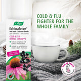 A.Vogel Echinaforce Extra Hot Drink with Elderberry and Echinacea - Extra-Strength Formula - Relieves Common Cold and Flu Symptoms - Immune booster - Children 2+ - 100 mL