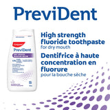 Colgate PreviDent Dry Mouth Toothpaste - Mint, 100mL - Fluoride Enamel Protection, Dry Mouth Teeth Relief, Travel Size - Dentifrice for Daily Oral Care