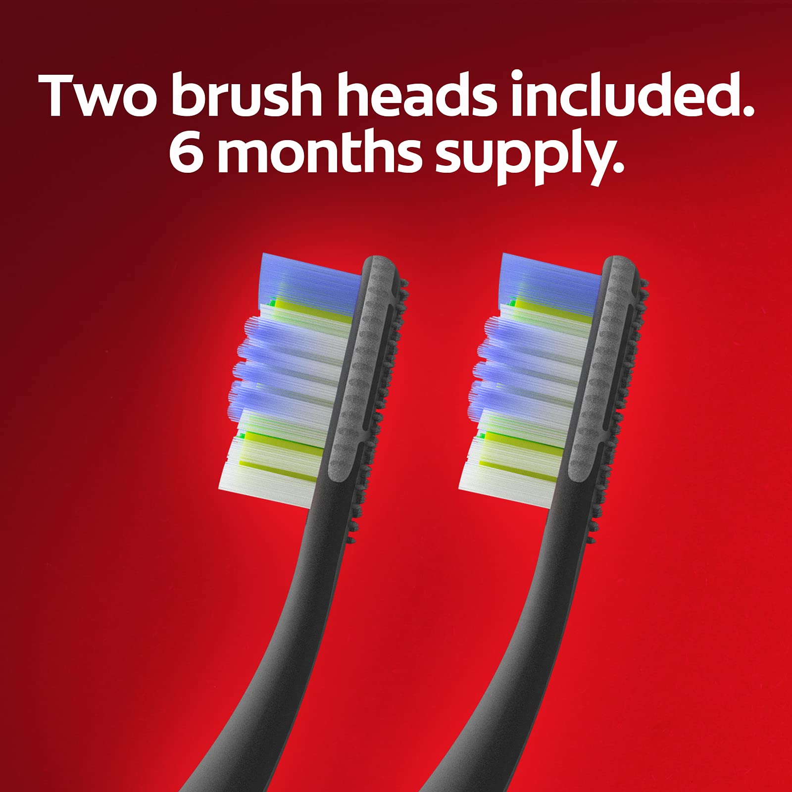 Colgate Keep Replaceable Head Toothbrush, Deep Cleansing Refill, 2 Count