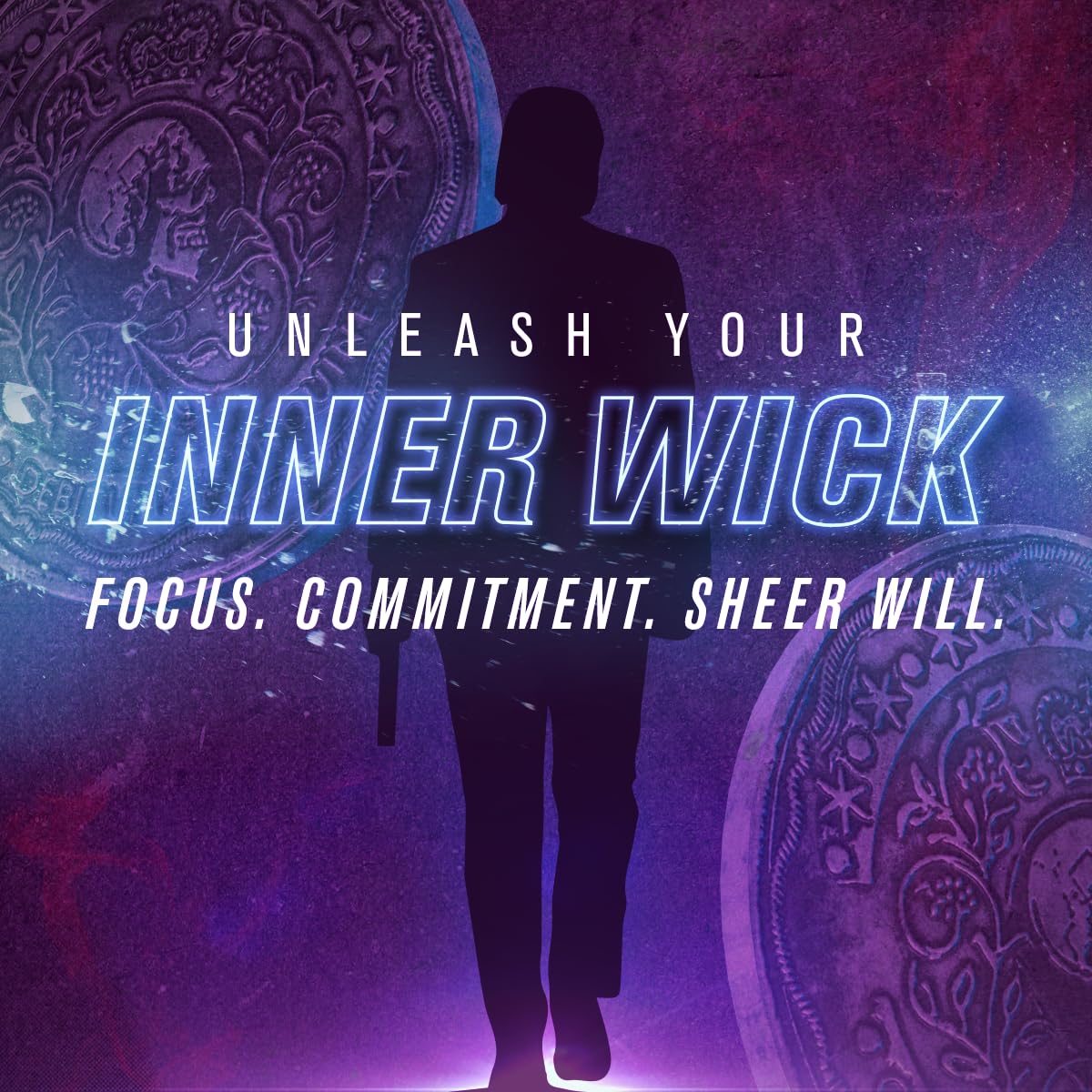 Jacked Factory X John Wick - Wick Mode Pre Workout Powder - Intense Energy, Battle-Ready Focus, Unstoppable Commitment, and Sheer Will - 40 Servings, Last Tropical Sunrise