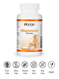 Orange Naturals - Magnesium Glycinate - 180mg 60 v-caps 60-Day Supply - Magnesium Bisglycinate Supplements - Relaxation, Sleep Support, Pressure Relief, Healthy Bones, Healthy Teeth & Muscle Function