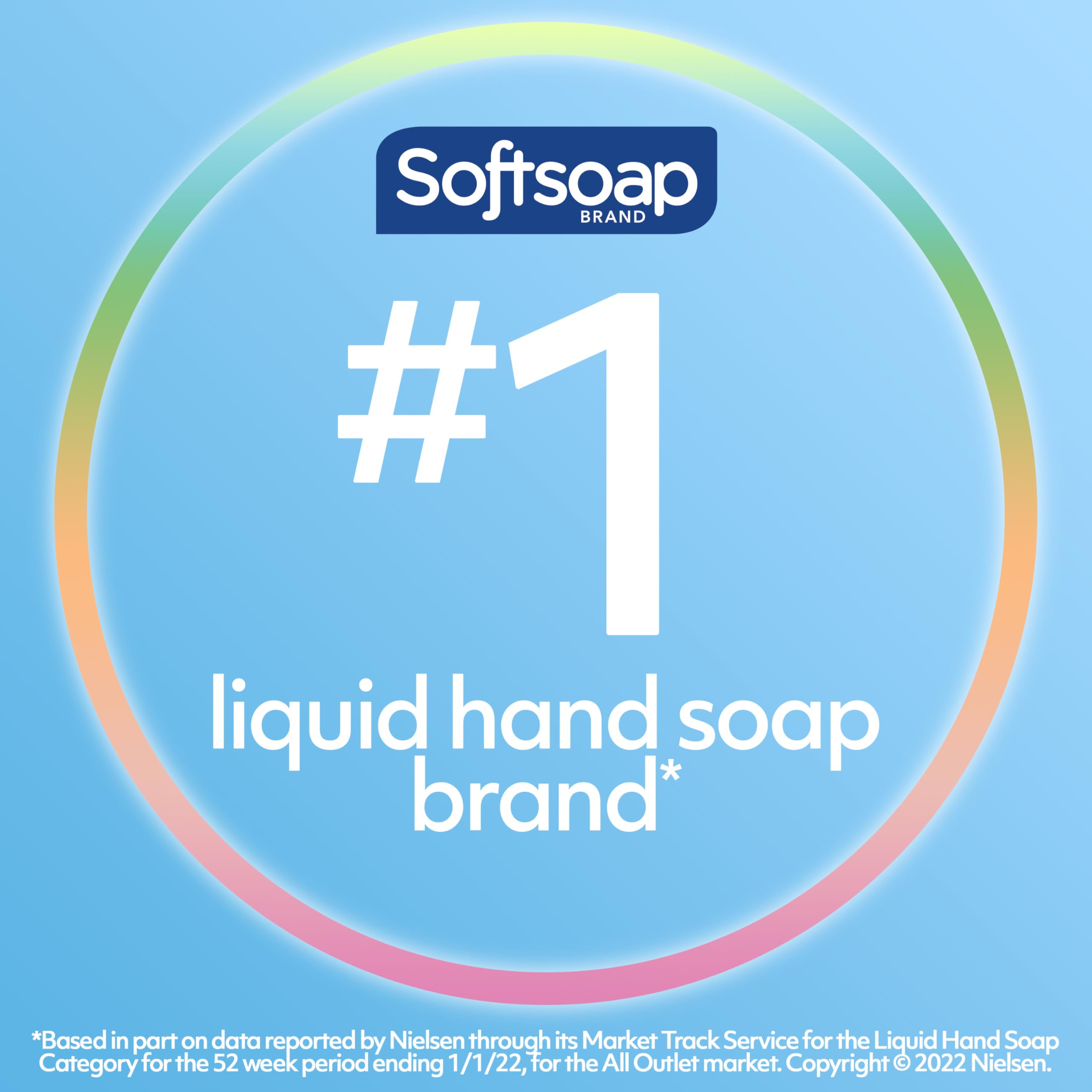 Softsoap Antibacterial Liquid Hand Soap Refill - Aquarium Series - Fresh Scent- Moisturizing Hand Wash, Savon a Main, Dermatologically Tested, for Soft Smooth Skin, 1.47 Liters (Pack of 2) (Packaging May Vary)