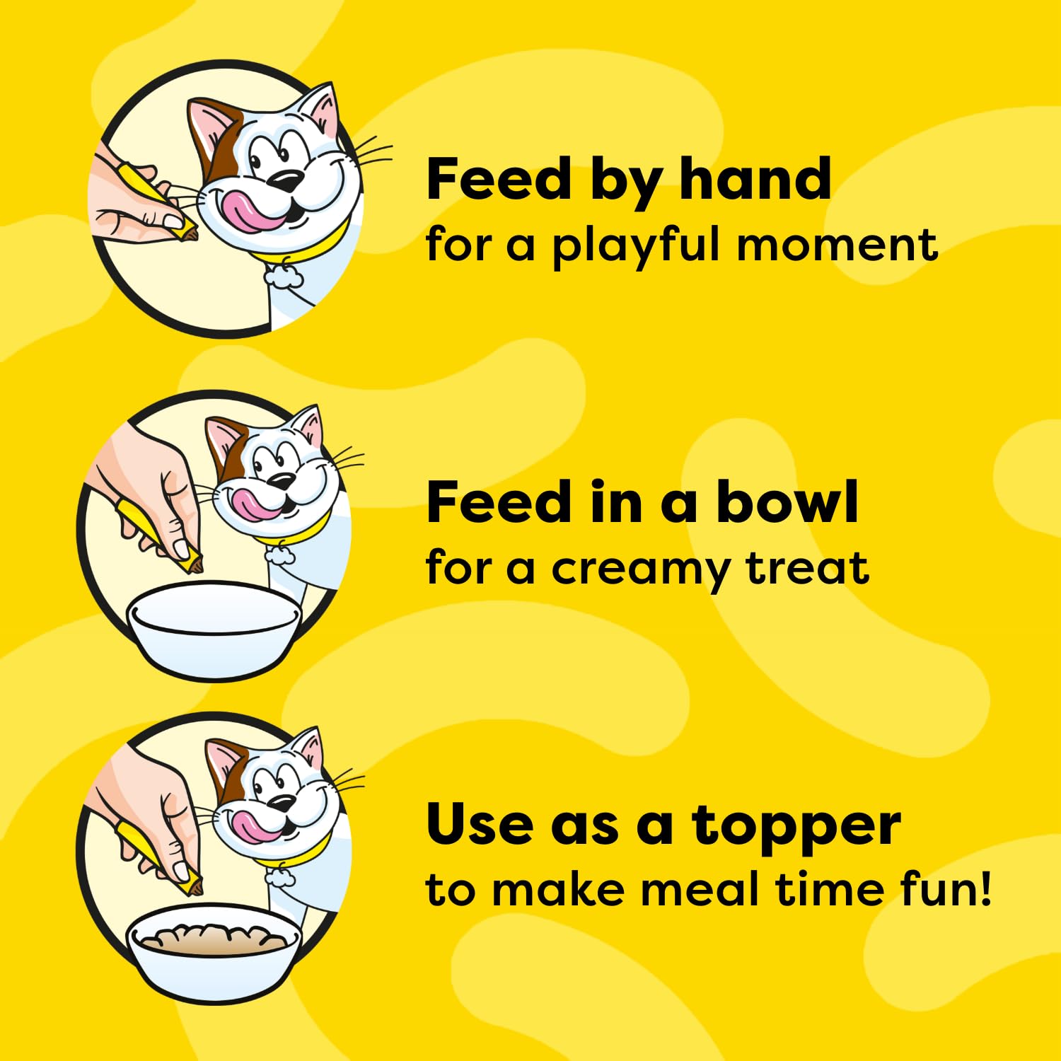 Temptations Creamy Puree Adult Lickable Cat Treats with Chicken Multi Pack, 24 Pouches, 288g