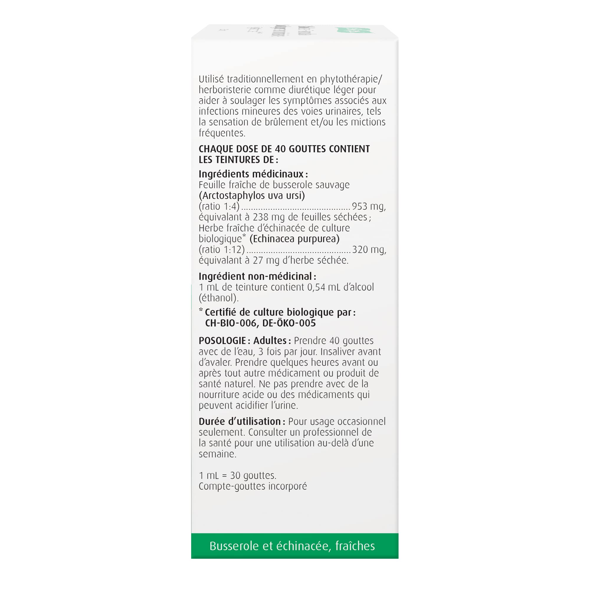 A.Vogel Cystoforce Bladder Formula 50 mL – Natural Relief for Urinary Tract Irritations with Bearberry & Echinacea, Sugar‑Gluten‑Lactose Free