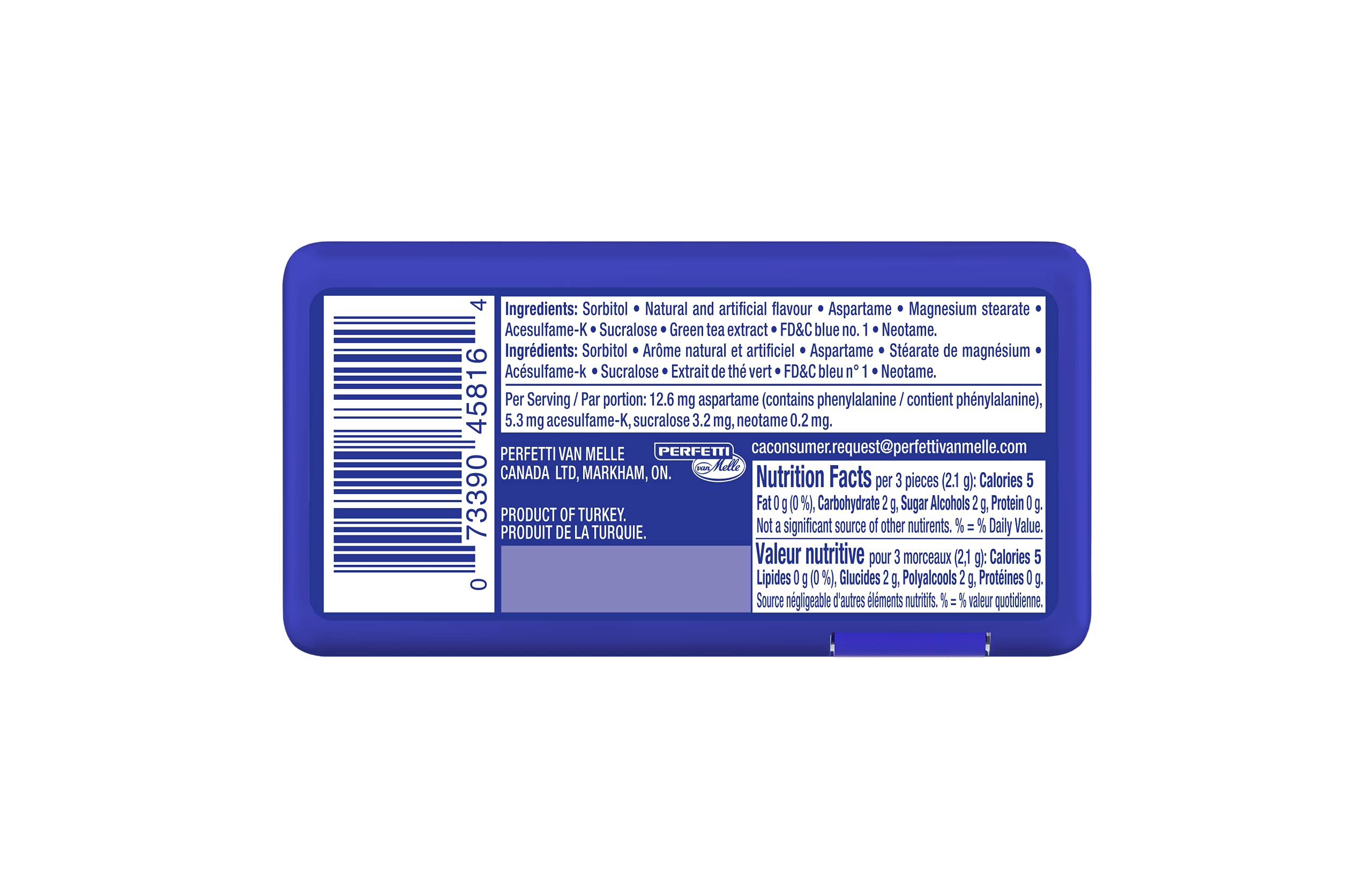 Mentos Clean Breath, Peppermint Mints - Pack of 12 (360 Pieces)