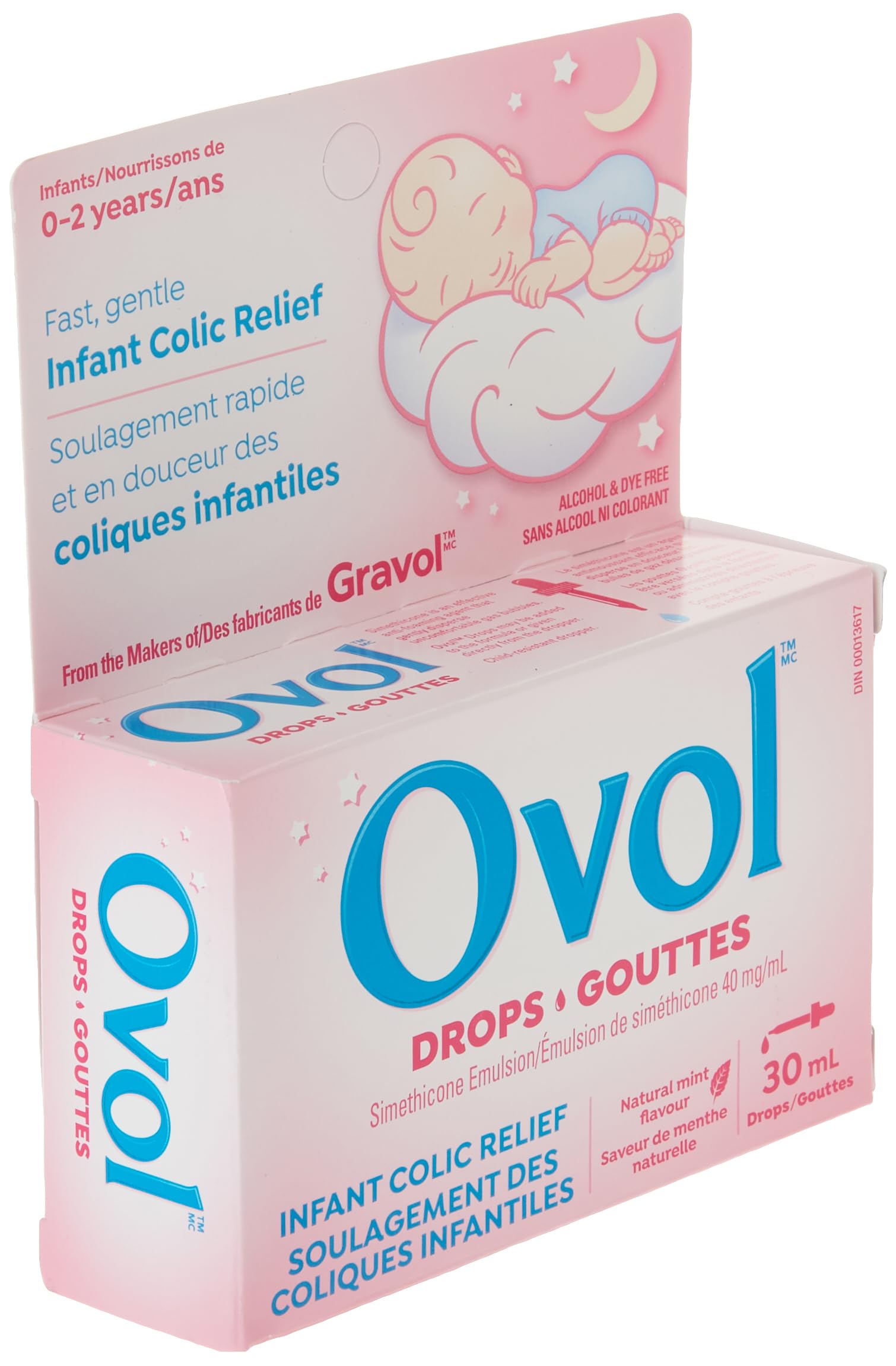 Ovol Drops - Fast, Gentle Infant Colic Relief, 30mL