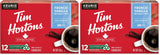 Tim Hortons French Vanilla Flavoured Coffee, RSingle Serve Keurig K-Cup Pods, Medium Roast, 12 Count (Pack of 2)