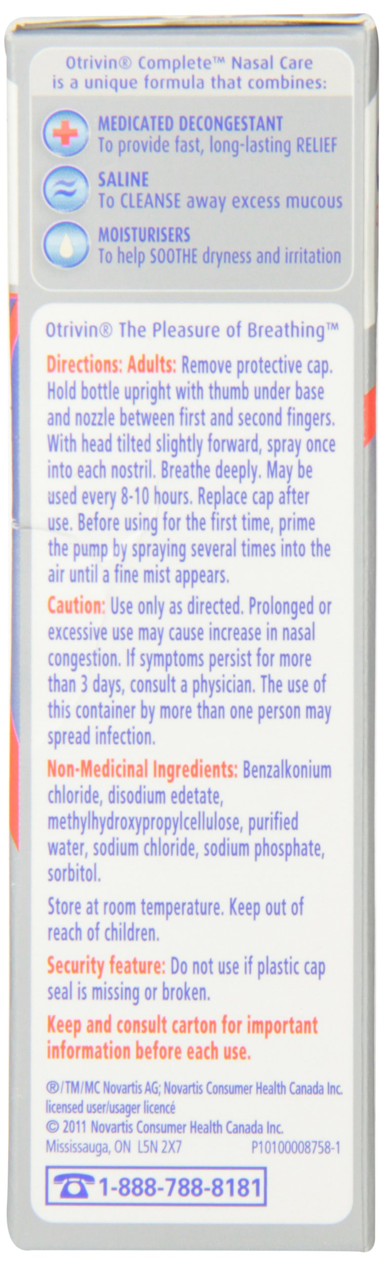 OTRIVIN Medicated Complete Nasal Care (Spray) (Measured Dose Mist)