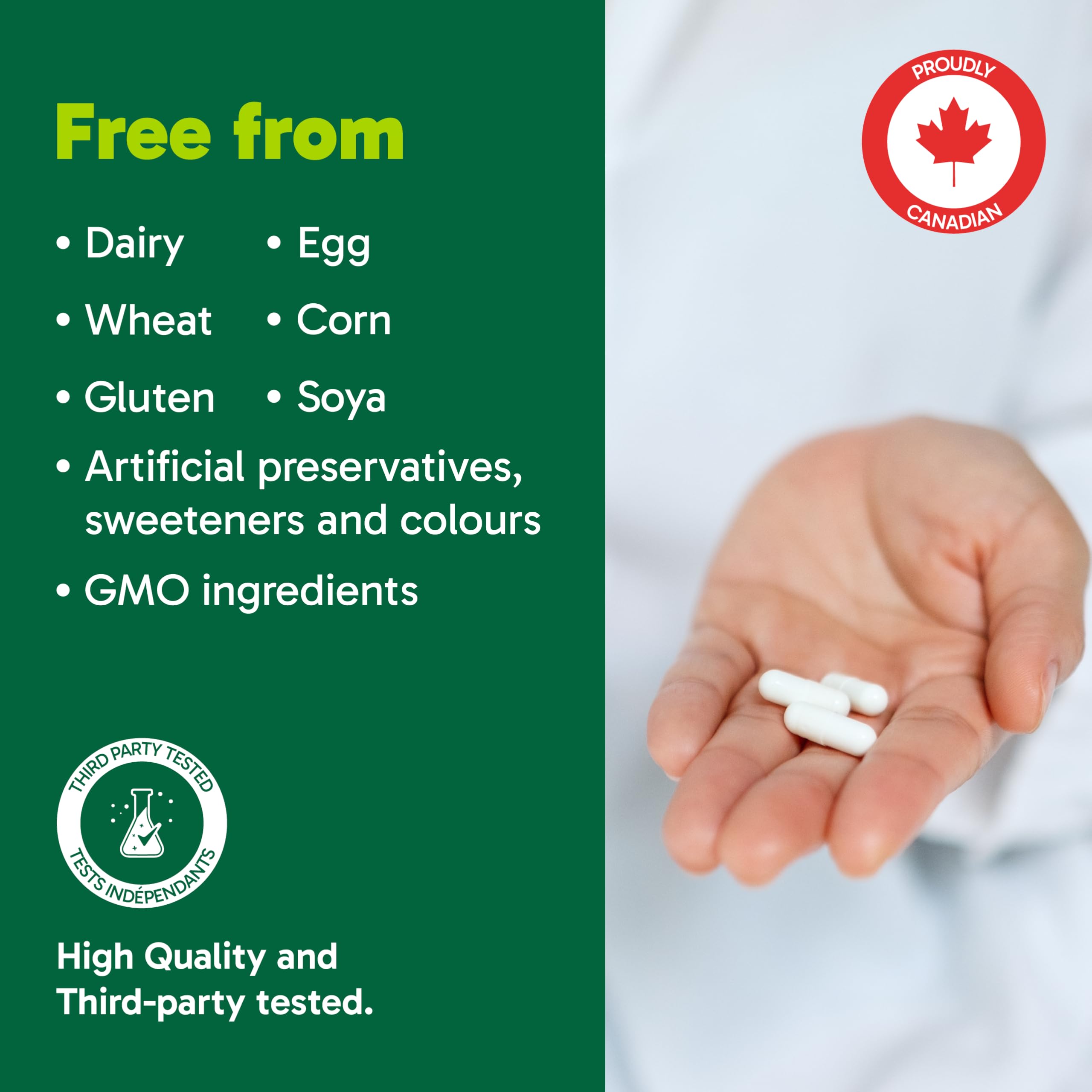 Organika Canadian-Made L-Glutathione (Reduced), Antioxidant and Detox Support -100 Caps