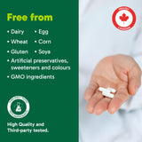 Organika Canadian-Made L-Glutathione (Reduced), Antioxidant and Detox Support -100 Caps