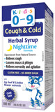 Kids 0-9 Cough & Cold Herbal Night Syrup 100ml - Relieves Cough, Nervosity and Agitation - Loosens Mucus and Phlegm with Ivy Leaf & Linden Flower Extracts - Non-Drowsy and Gluten-Free