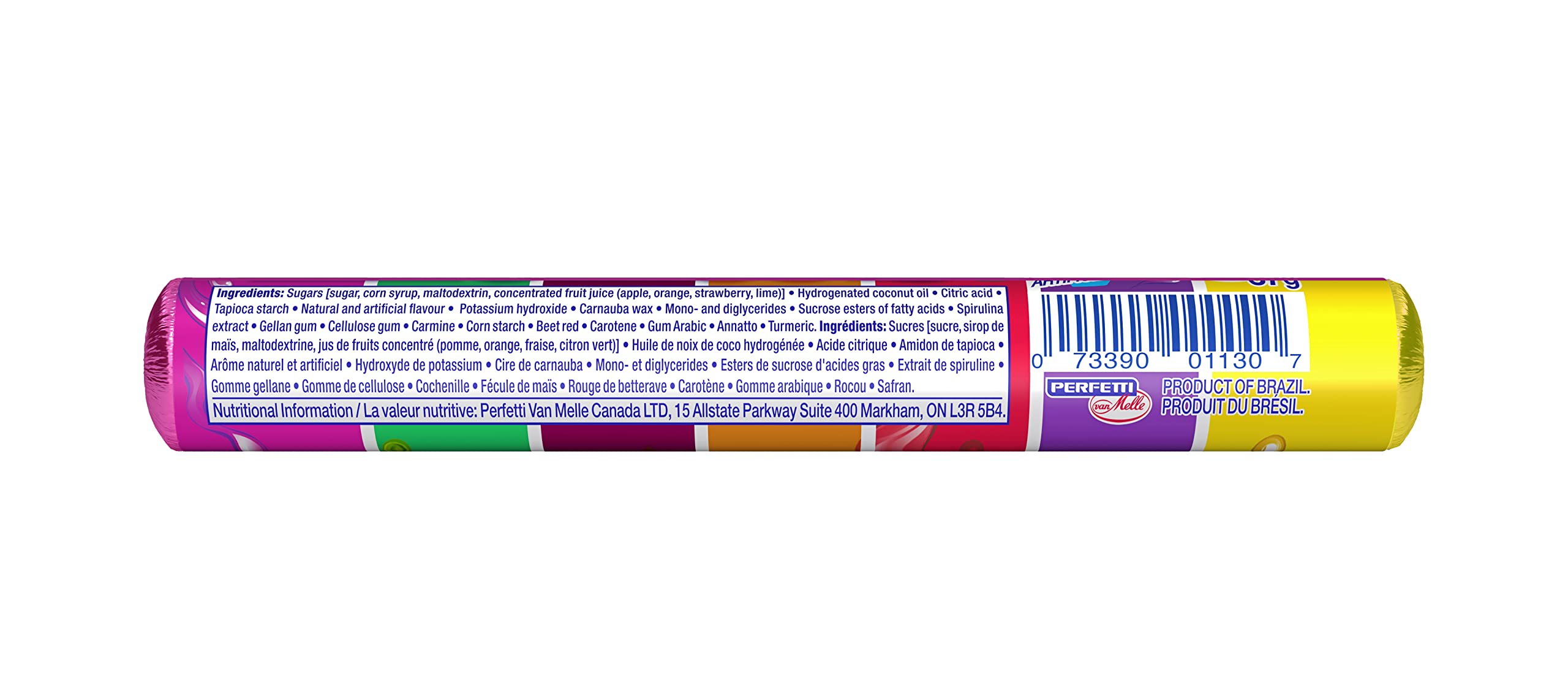 Mentos Chewy Mints, Rainbow - Pack of 20 Rolls (280 Pieces), 37g per roll
