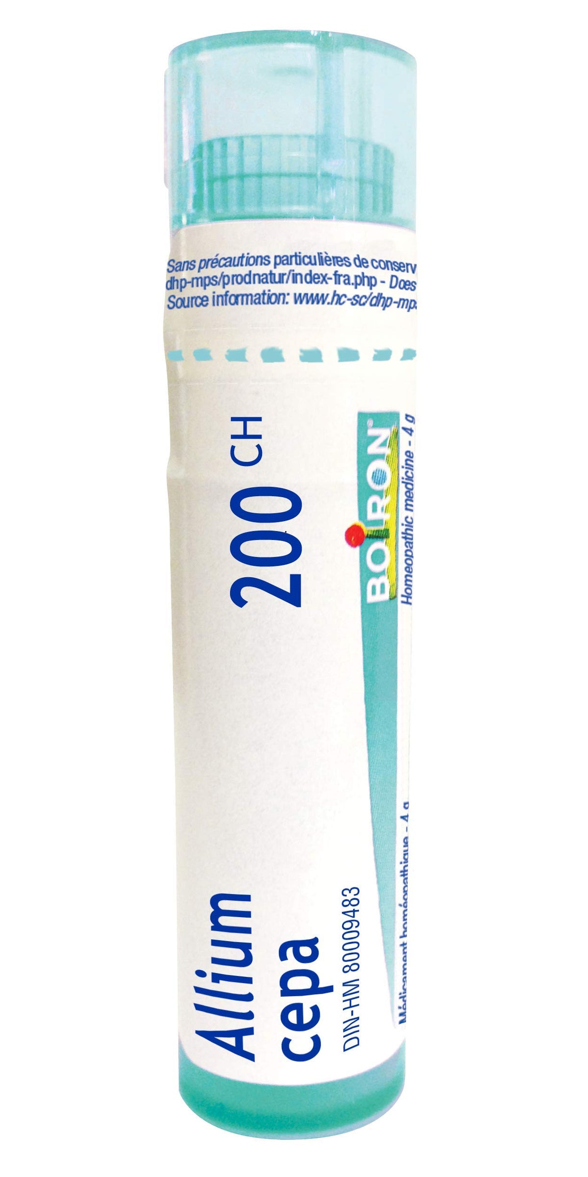 Boiron Allium cepa 200ch,Homeopathic medicine. Each tube contains 4 g (approximately 80 pellets)
