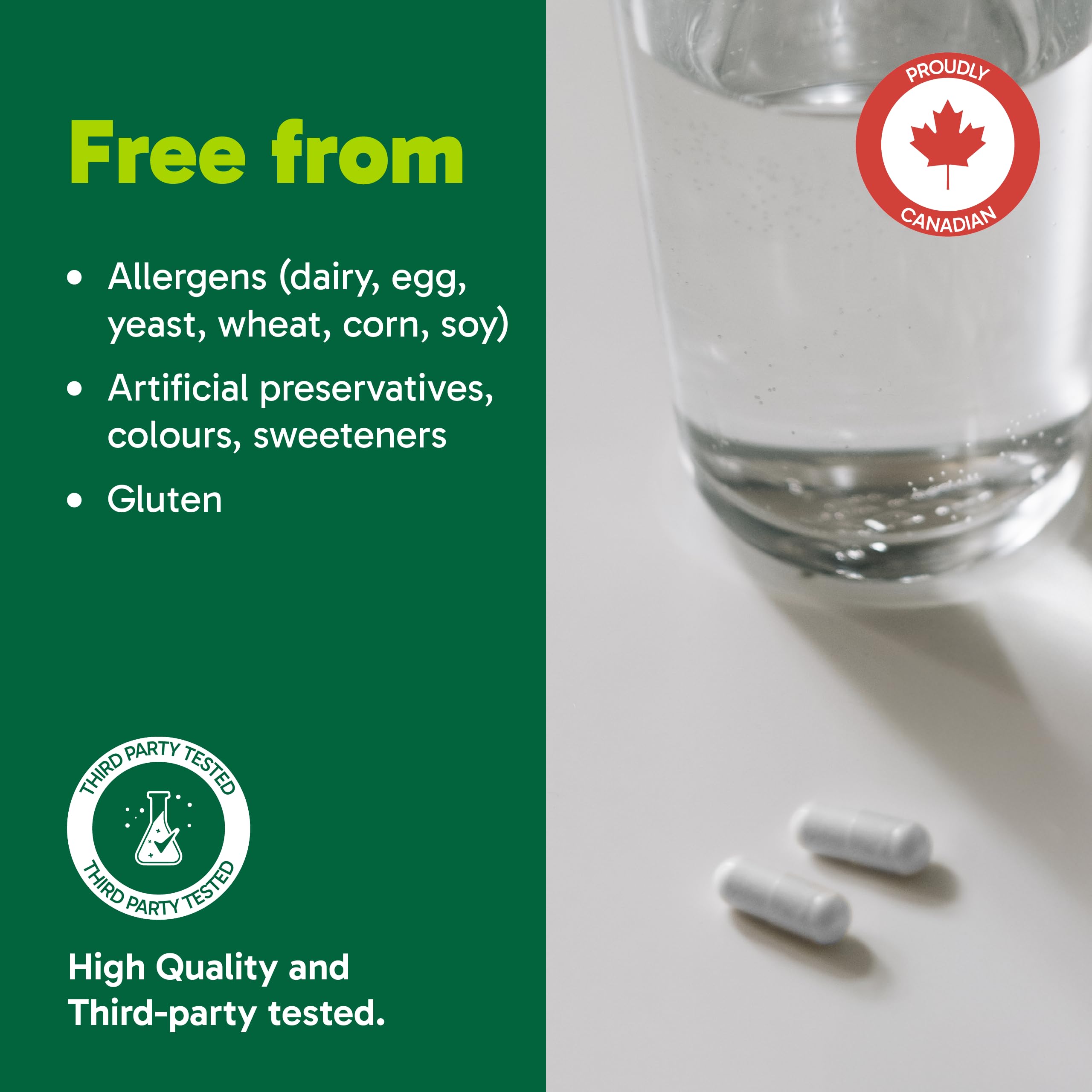 Organika Canadian-Made L-Theanine Bonus Size 225mg-Relaxation Promotion Without Drowsiness, Stress Support, Pure Natural Source, Fast Acting- 110caps