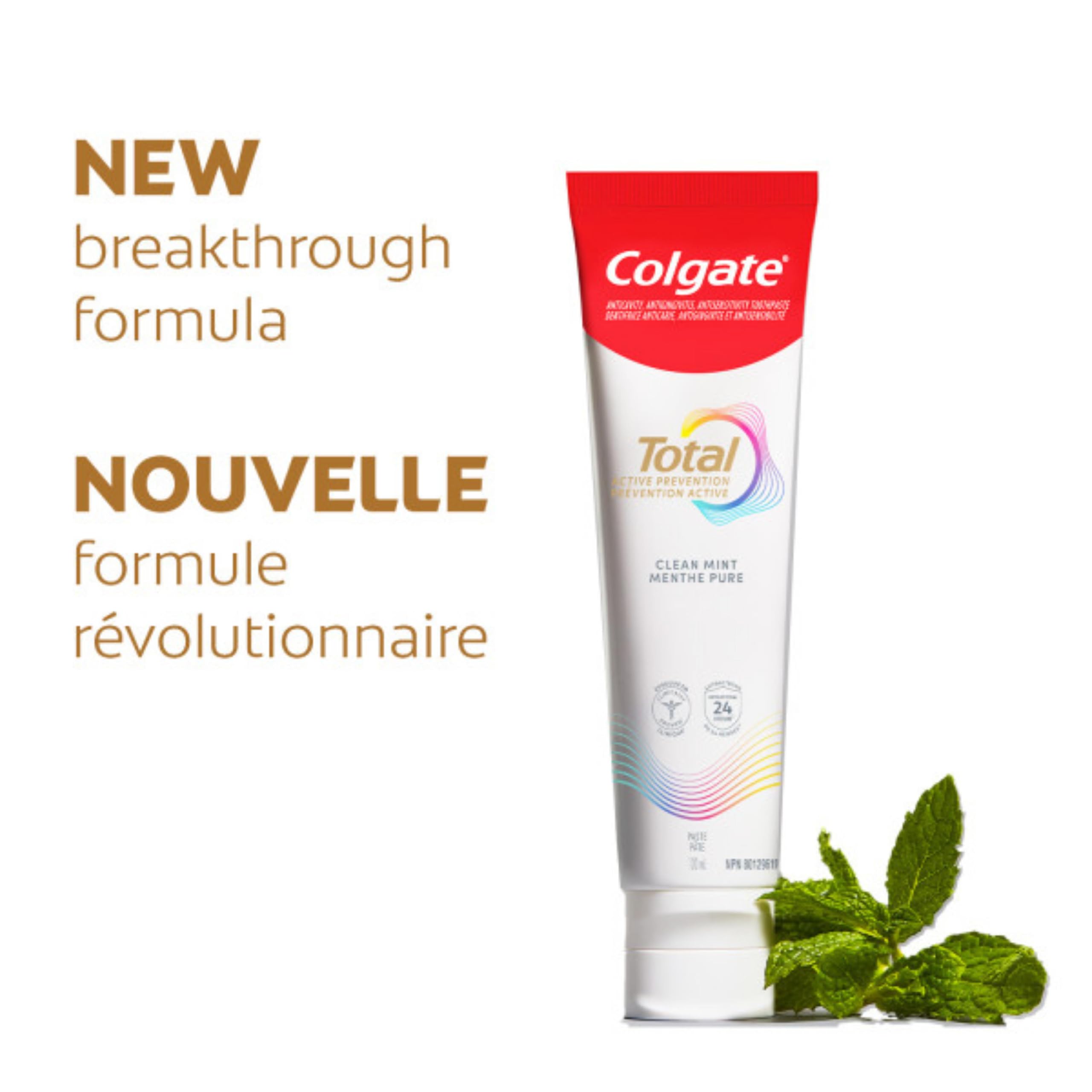 Colgate Total Toothpaste, Clean Mint, 3 X 120 ml