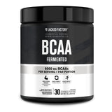 BCAA Powder (Fermented) - 6g Branched Chain Amino Acids Supplement for Enhanced Recovery, Reduced Fatigue, Increased Strength, and Muscle Growth - 30 Servings, Unflavored