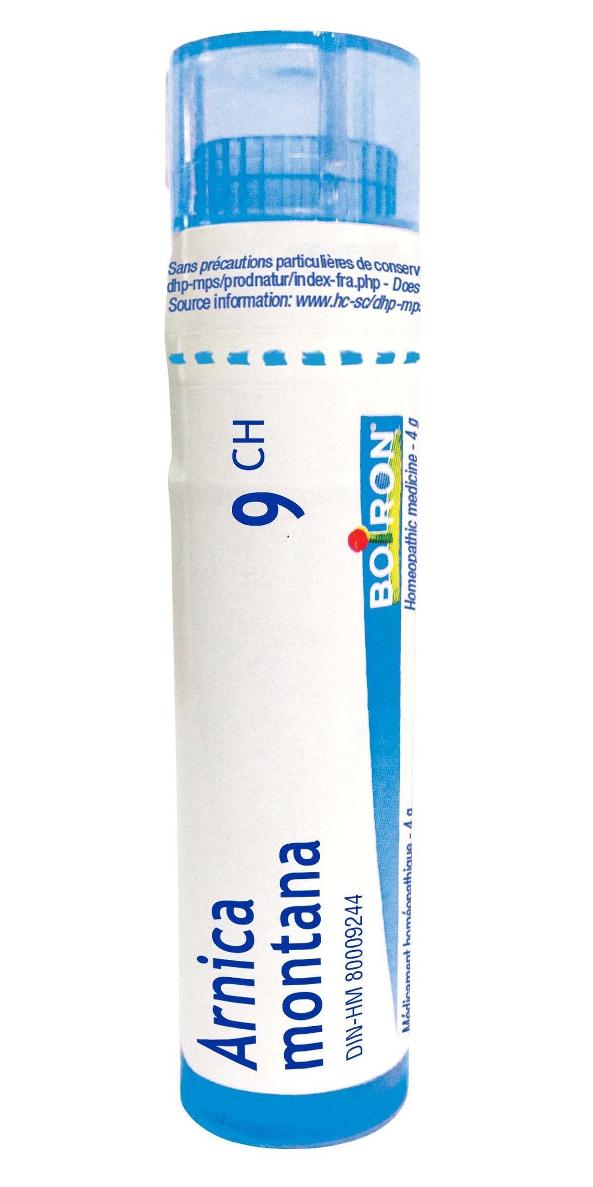 Boiron Arnica montana 9ch,Homeopathic medicine. Each tube contains 4 g (approximately 80 pellets)