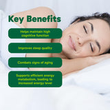 Organika Canadian-Made NMN + PQQ- Anti-Aging Support Supplement, Cellular Revitalization, Energy Metabolism, Cognitive Function- 60vcaps