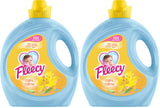Fleecy Liquid Fabric Softener, Calm, 199 Loads, 4.7L (Pack of 2)