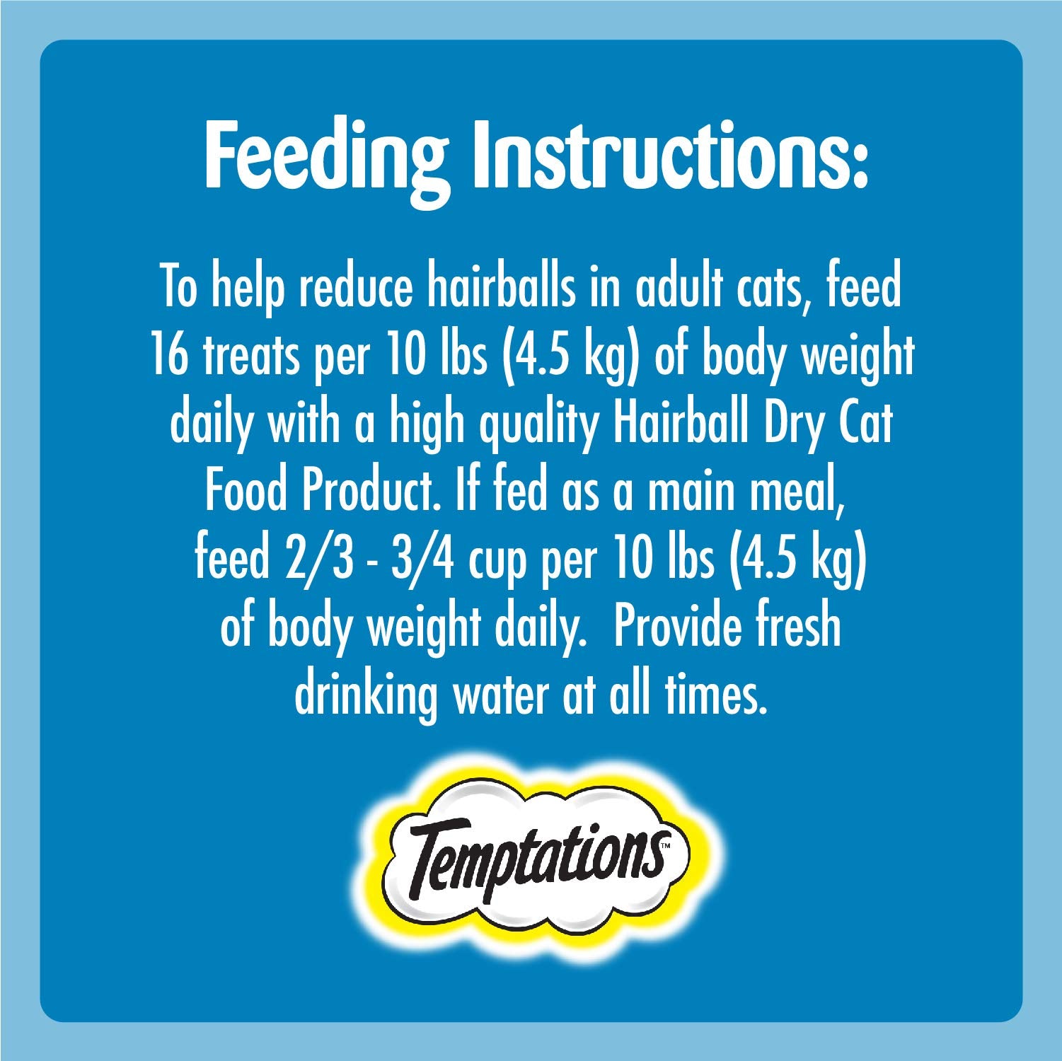 TEMPTATIONS Cat Treats, Hairball, 130g (7 Pack)