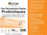 Orange Naturals Rapid Restore Probiotic 50 Billion CFU, 60 Veg Caps 60-Day Supply - 14 Strains, Lactobacillus Rhamnosus & Bifidobacterium Longum, Supports for Digestion, Gut Flora & Overall Wellness