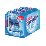 Mentos Pure Fresh, Fresh Mint Sugar-free Gum - Pack of 12 Bottles (300 Pieces)