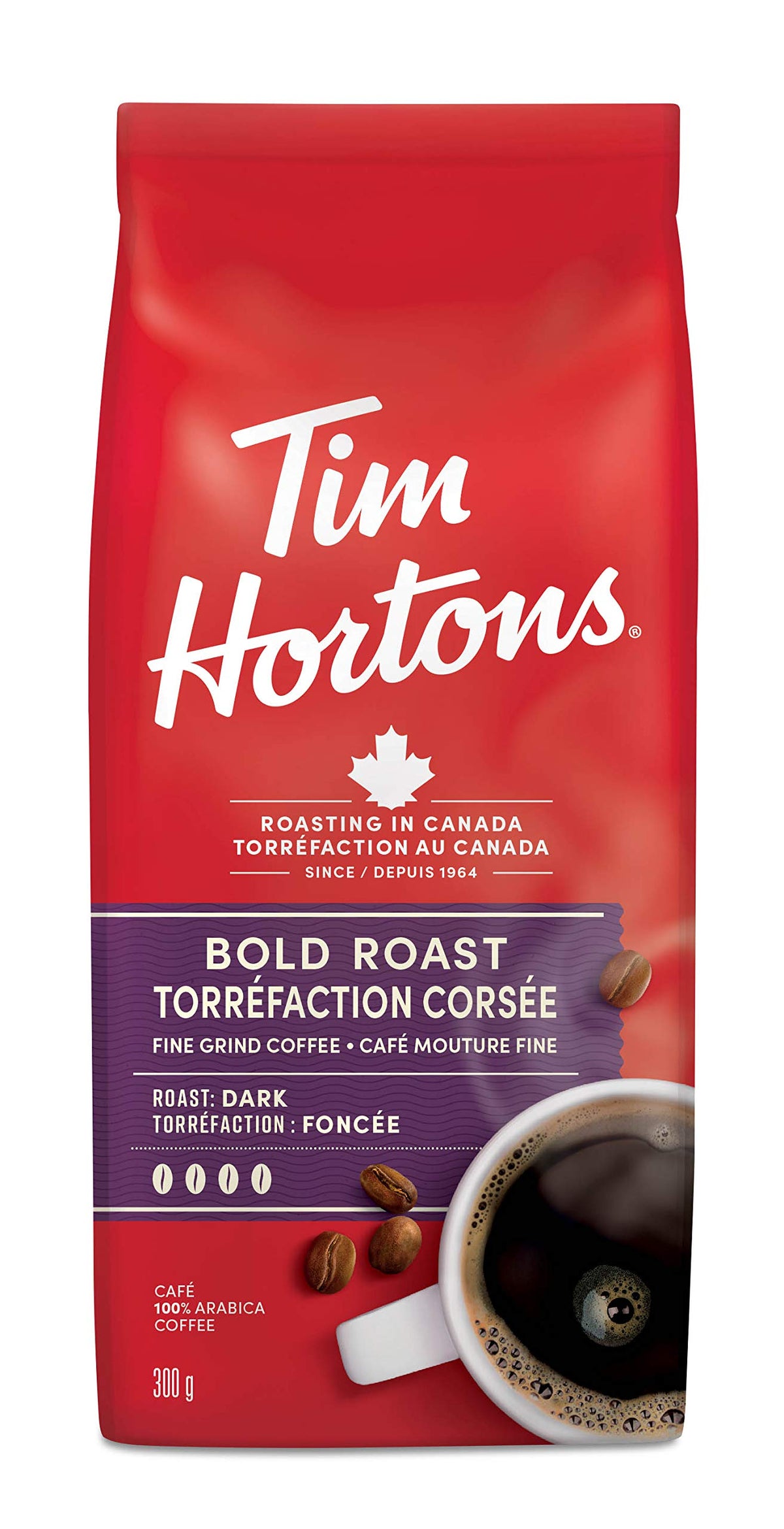 Tim Horton's French Roast Coffee, 300 Grams